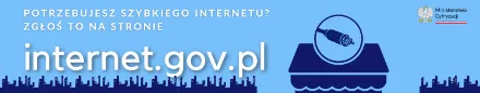 Potrzebujesz szybkiego internetu? Zgłoś to na stronie internet.gov.pl