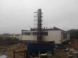 Chojnickie Centrum Kultury - postępy prac - październik 2016