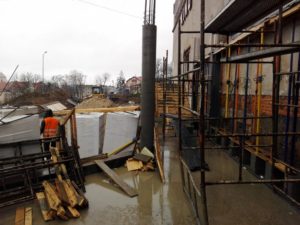 Chojnickie Centrum Kultury – postępy prac – luty 2017