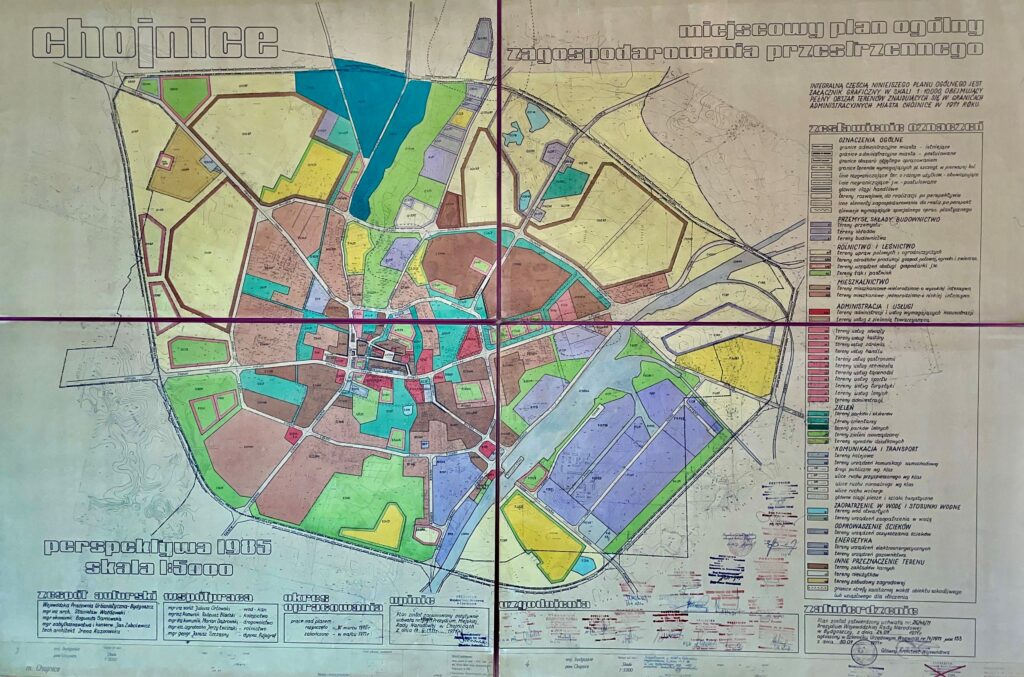 Miejscowy plan ogólny z roku 1971