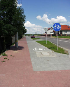 Zdjęcia zrealizowanej inwestycji - Przebudowa układu drogowego Chojnice - Charzykowy