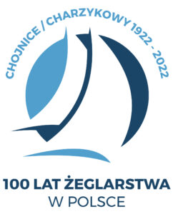 Logo 100-lecia Żeglarstwa Chojnice-Charzykowy