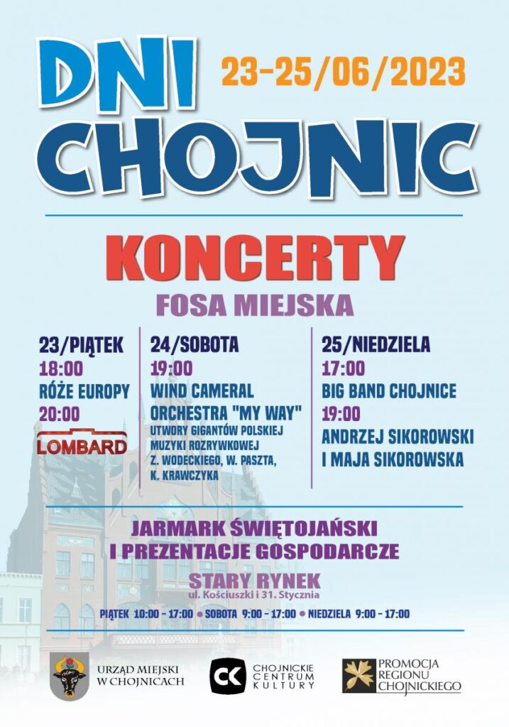 Dni Chojnic - plakat