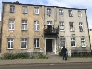 Budynek mieszkalny na ulicy Strzeleckiej.