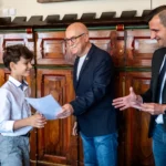Wręczenie nagród Burmistrza Miasta Chojnice dla wybitnie uzdolnionych uczniów