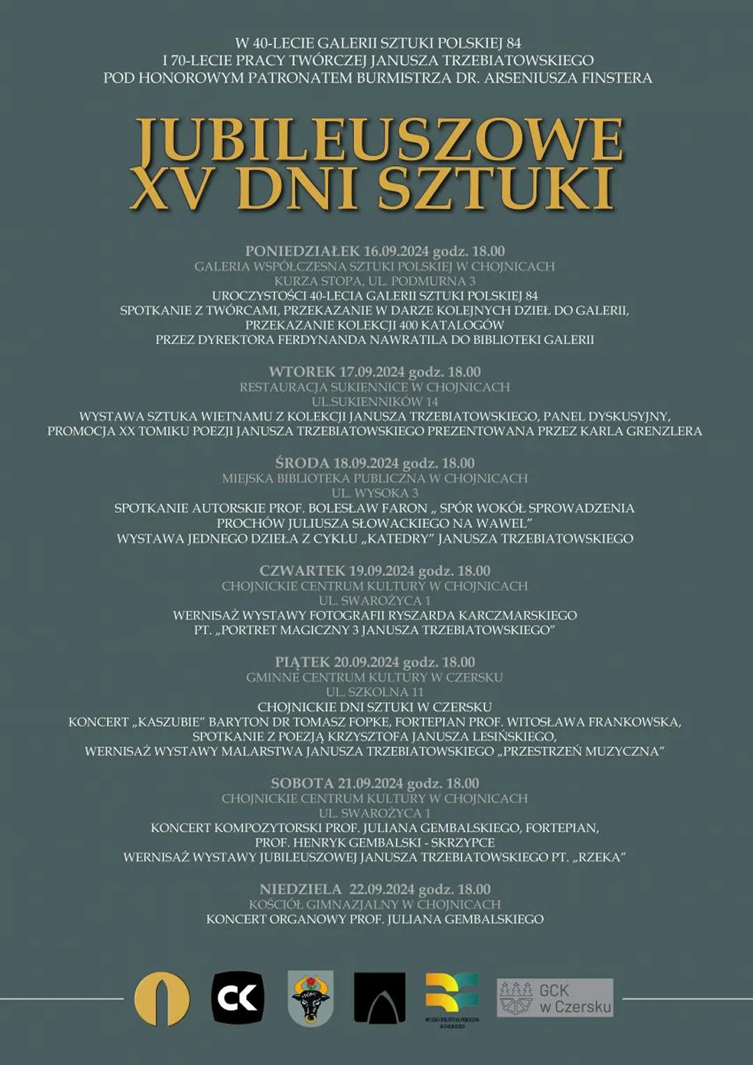 Plakat XV Dni Sztuki