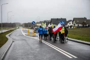 Spontaniczny bieg i przejazd rowerowy po zachodnim obejściu