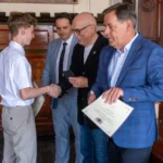 Wręczenie nagród Burmistrza Miasta Chojnice dla najlepszych uczniów
