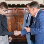 Wręczenie nagród Burmistrza Miasta Chojnice dla najlepszych uczniów