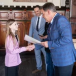 Wręczenie nagród Burmistrza Miasta Chojnice dla najlepszych uczniów