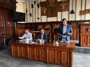 Otwarcie spotkania przez wiceburmistrza Chojnic Adama Kopczyńskiego