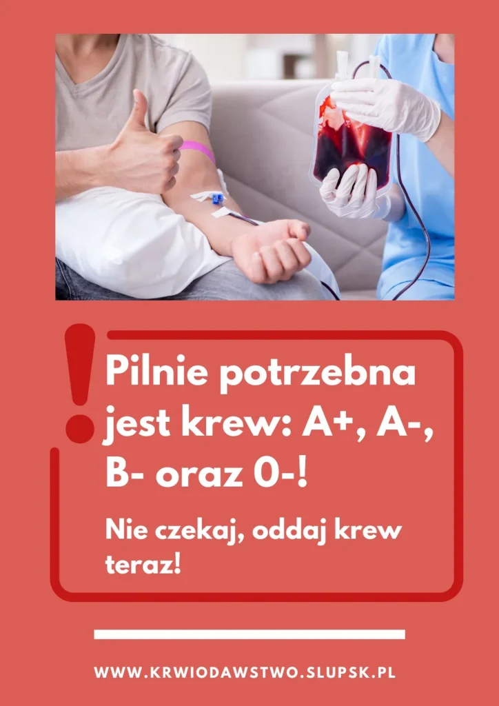 Plakat - krwiodawstwo