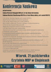 Program Konferencji Naukowej