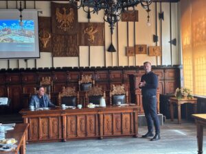 Na zdjęciu Burmistrz Miasta Chojnice Arseniusz Finster i Burmistrz Gminy Świecie Krzysztof Kułakowski