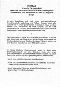 Umowa o partnerstwie w języku niemieckim