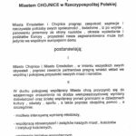Umowa o partnerstwie między Chojnicami a Emsdetten w języku polskim