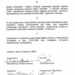 Umowa o partnerstwie między Chojnicami a Emsdetten w języku polskim