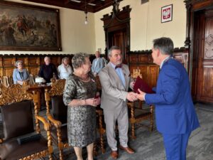 Gratulacje od Burmistrza dla Pana Zenona