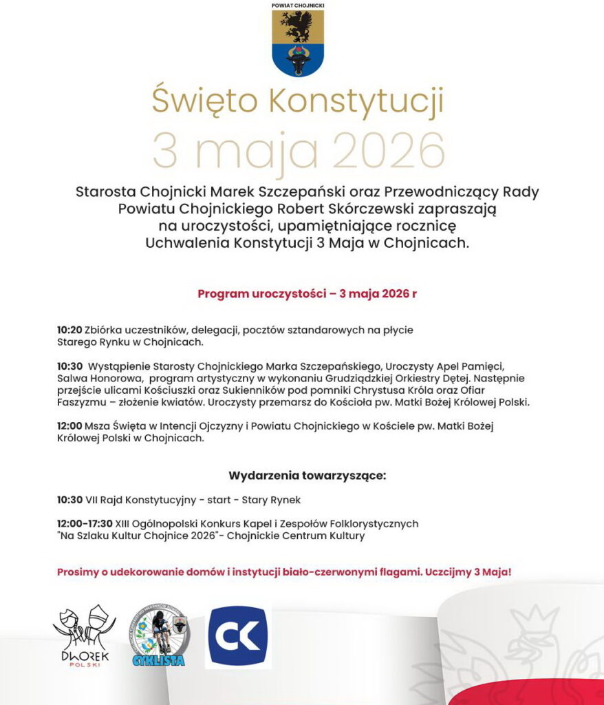 Program obchodów - plakat