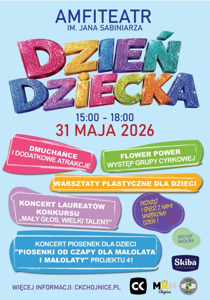 Plakat z okazji Dnia Dziecka