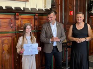Wręczenie Nagród Burmistrza dla najzdolniejszych uczniów