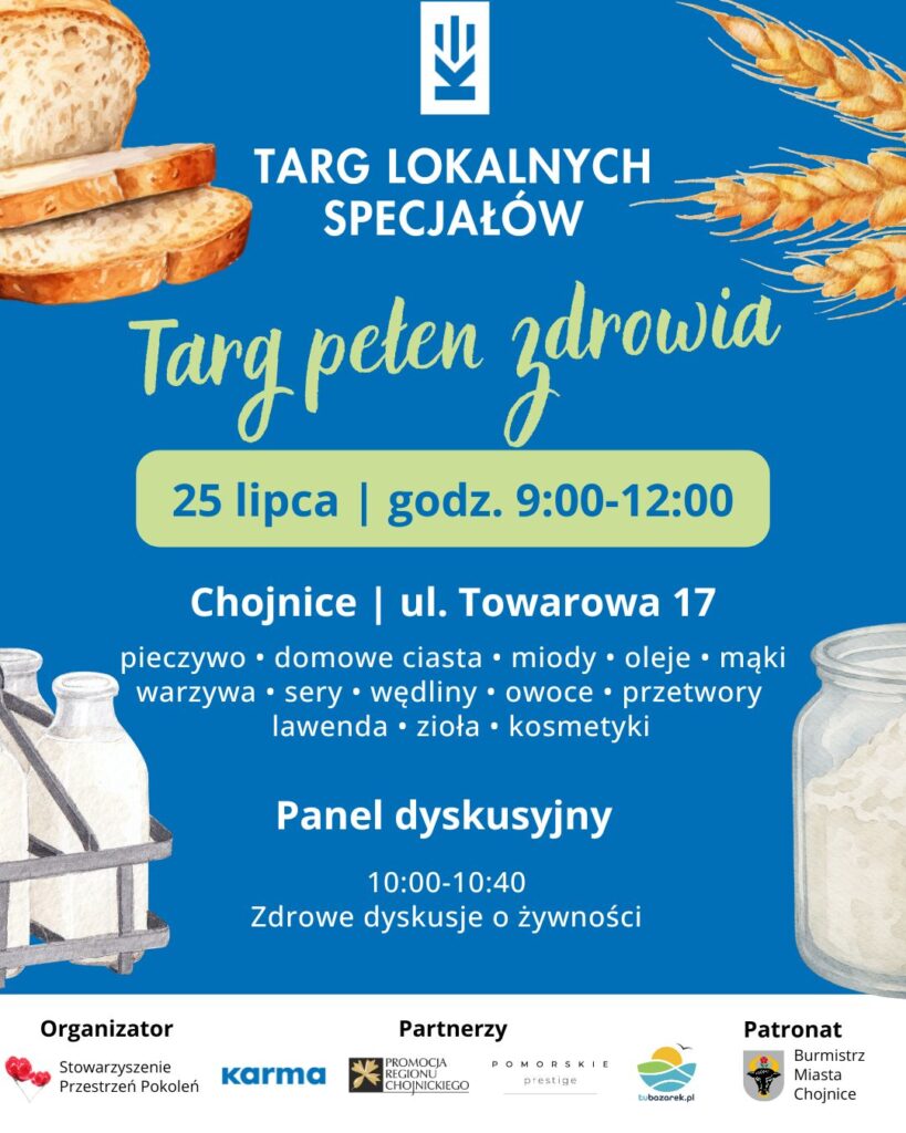 Plakat Targu Lokalnych Specjałów